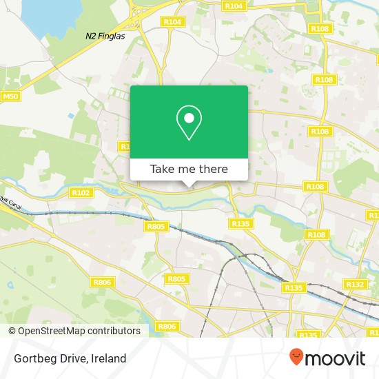 Gortbeg Drive map