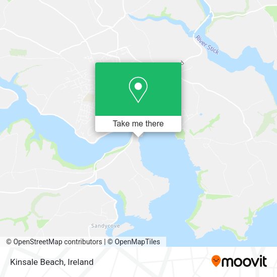 Kinsale Beach map