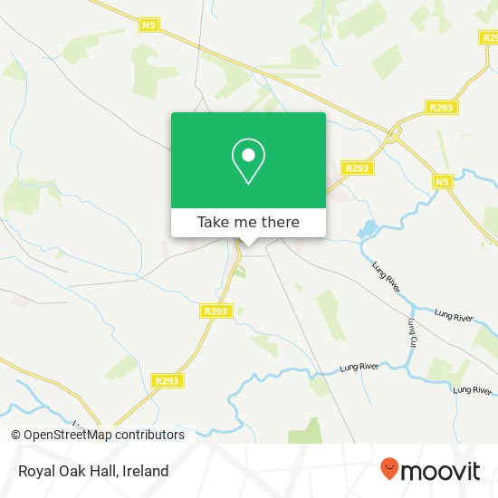 Royal Oak Hall map