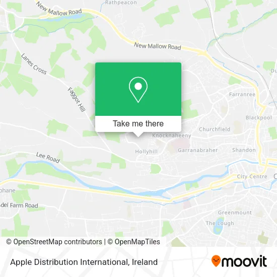 Apple Distribution International map