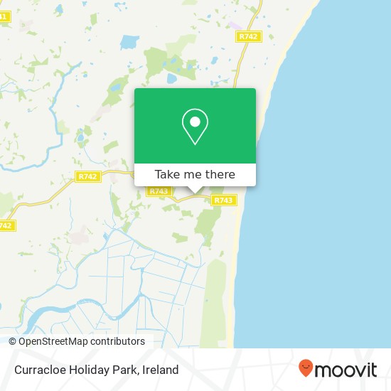 Curracloe Holiday Park plan