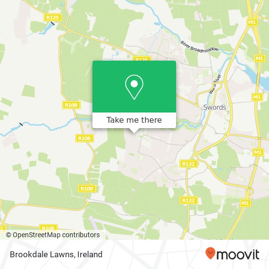 Brookdale Lawns map