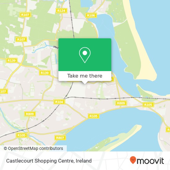 Castlecourt Shopping Centre map