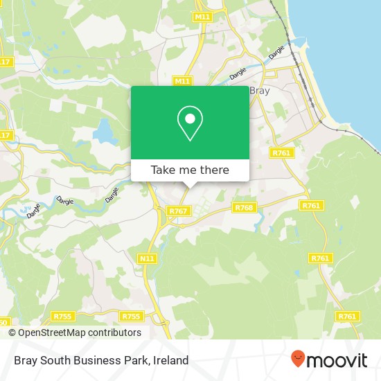 Bray South Business Park map