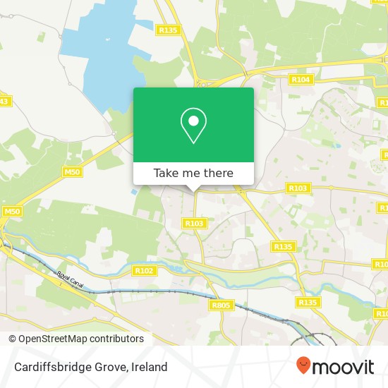 Cardiffsbridge Grove map