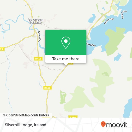 Silverhill Lodge map