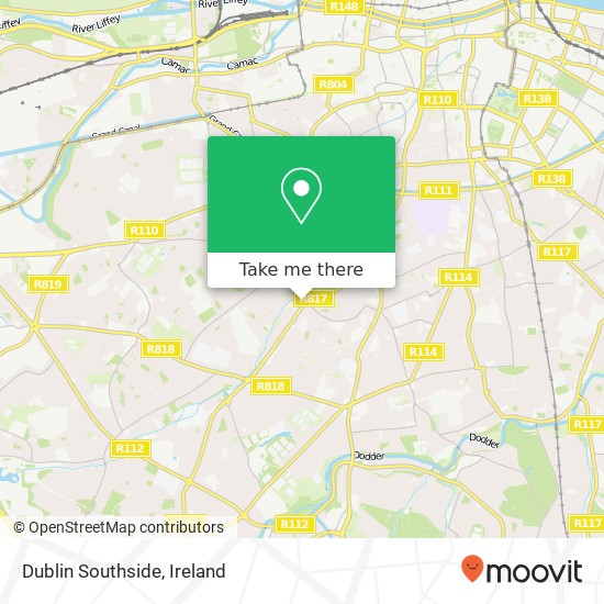 Dublin Southside map