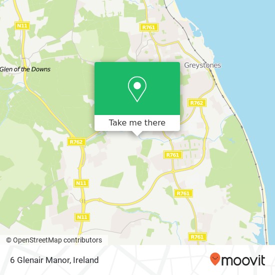 6 Glenair Manor map