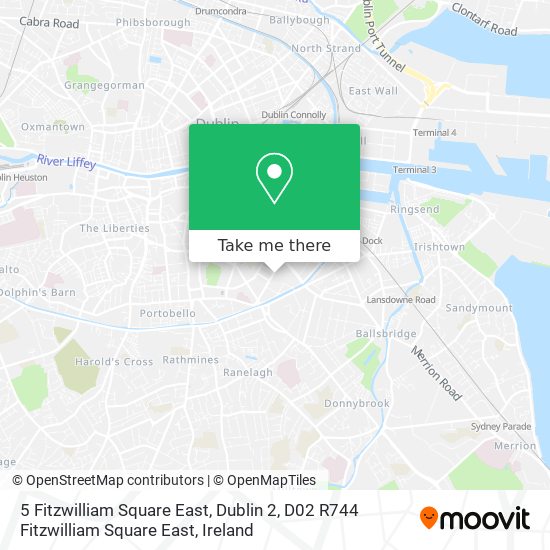 5 Fitzwilliam Square East, Dublin 2, D02 R744 Fitzwilliam Square East map