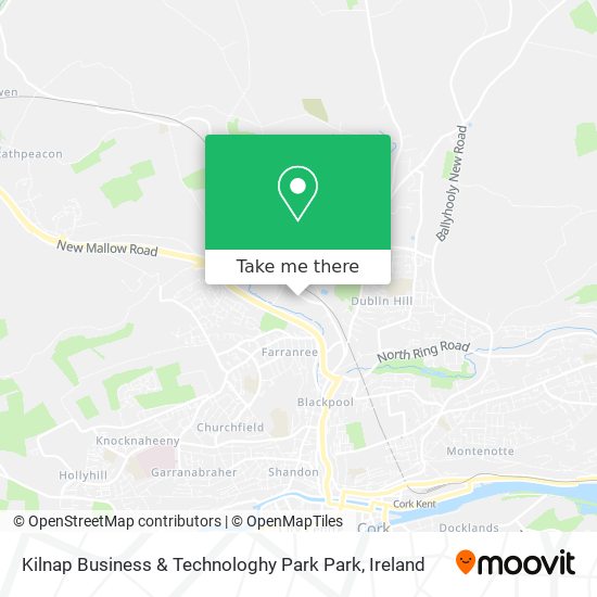 Kilnap Business & Technologhy Park Park map