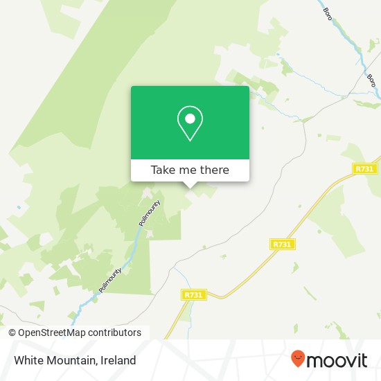 White Mountain map
