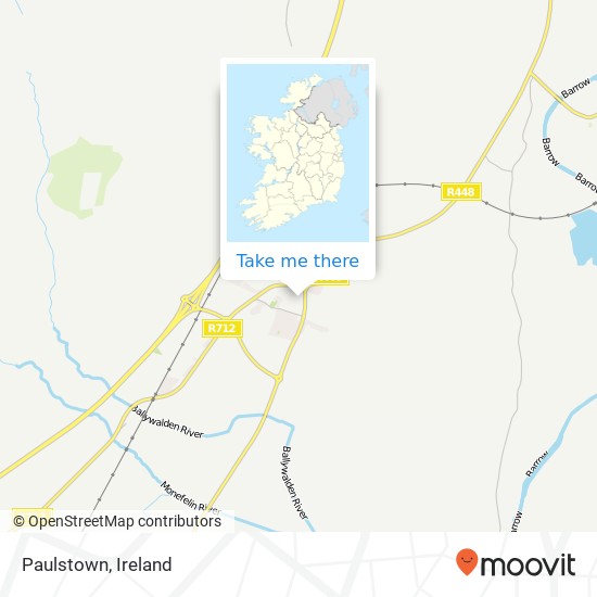 Paulstown map