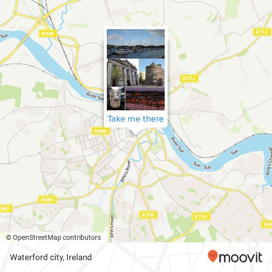 Waterford city map