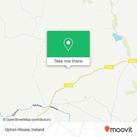 Upton House map