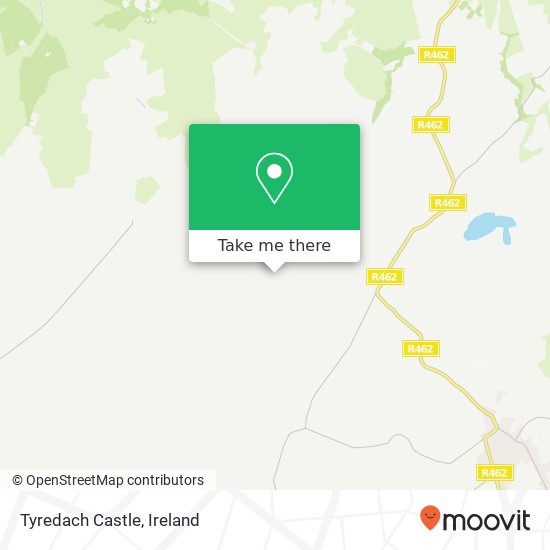 Tyredach Castle map