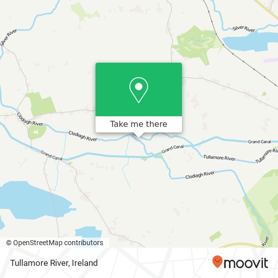 Tullamore River map