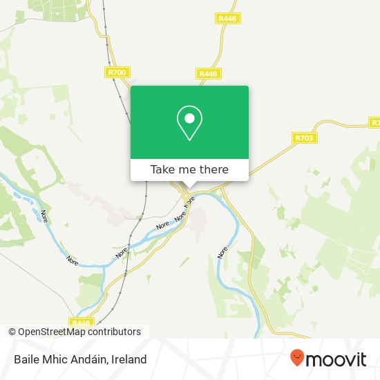 Baile Mhic Andáin map