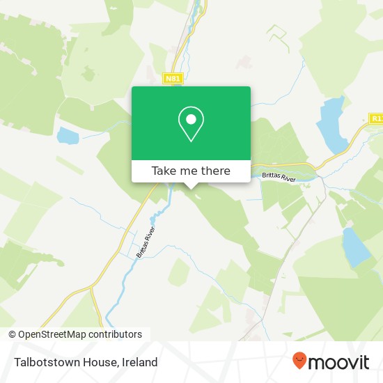 Talbotstown House map