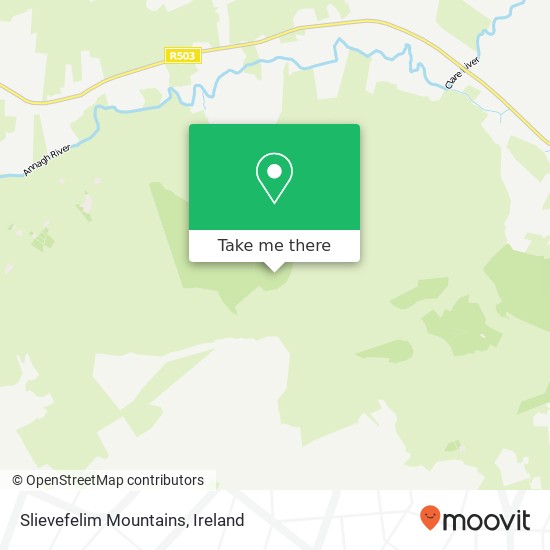 Slievefelim Mountains map