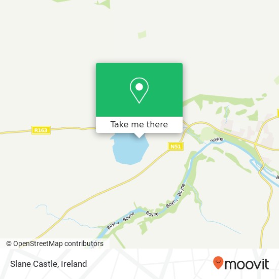 Slane Castle map