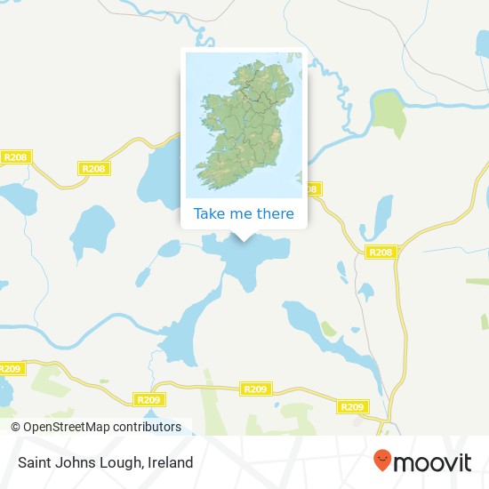 Saint Johns Lough map