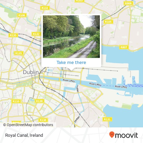Royal Canal map