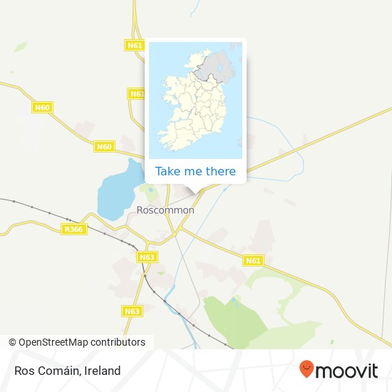 Ros Comáin map