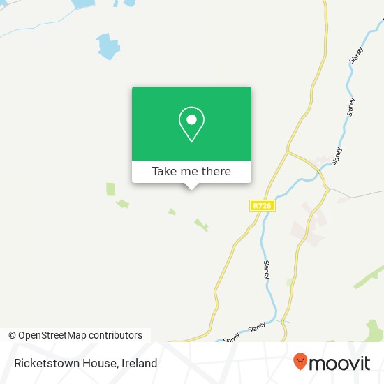 Ricketstown House map