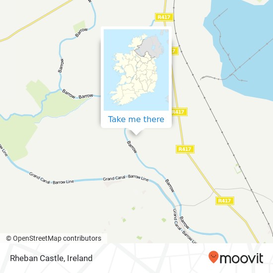 Rheban Castle map