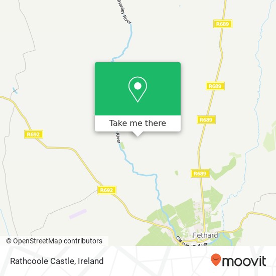 Rathcoole Castle map