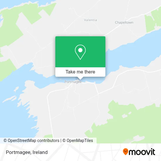 Portmagee map