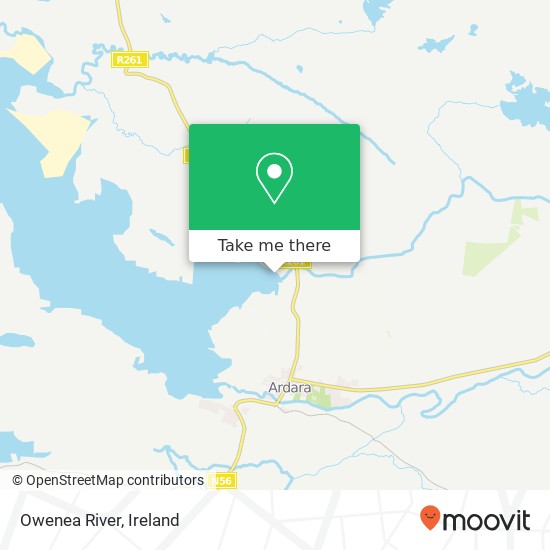 Owenea River map