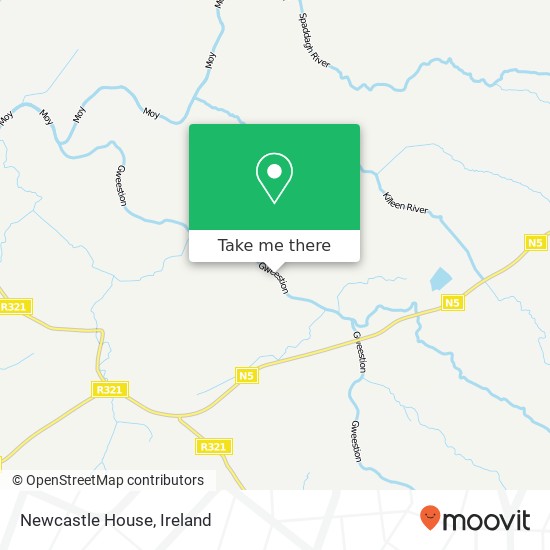 Newcastle House map