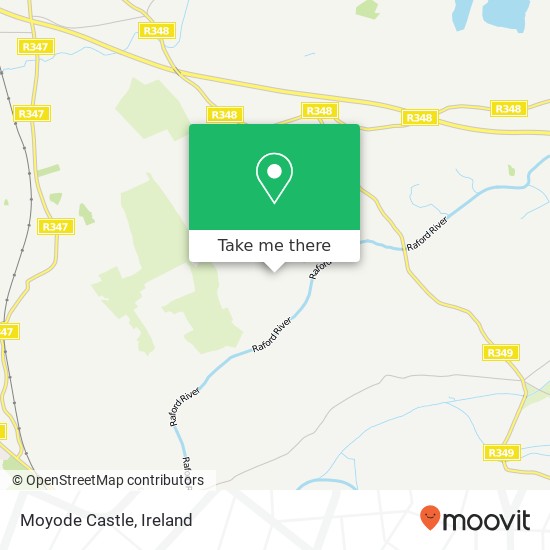 Moyode Castle map
