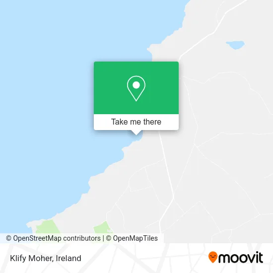 Klify Moher map