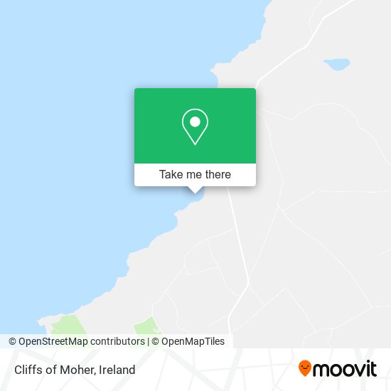 Cliffs of Moher map