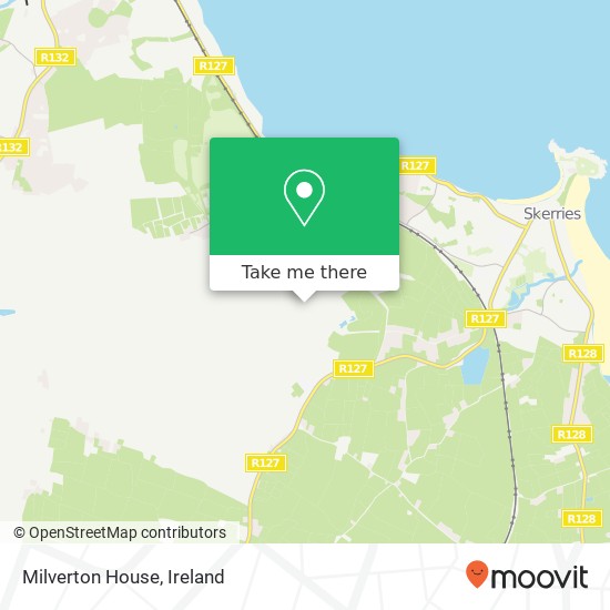 Milverton House map