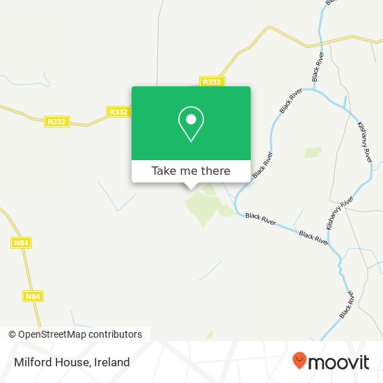 Milford House map