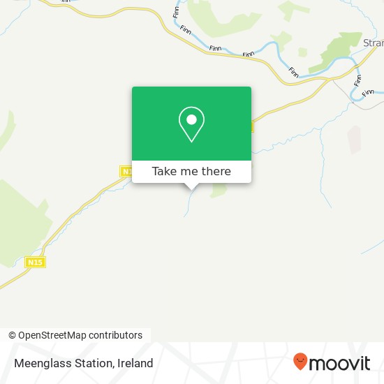 Meenglass Station map