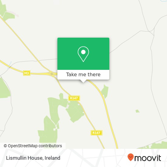 Lismullin House map