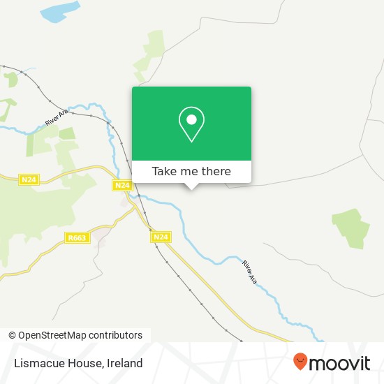 Lismacue House map