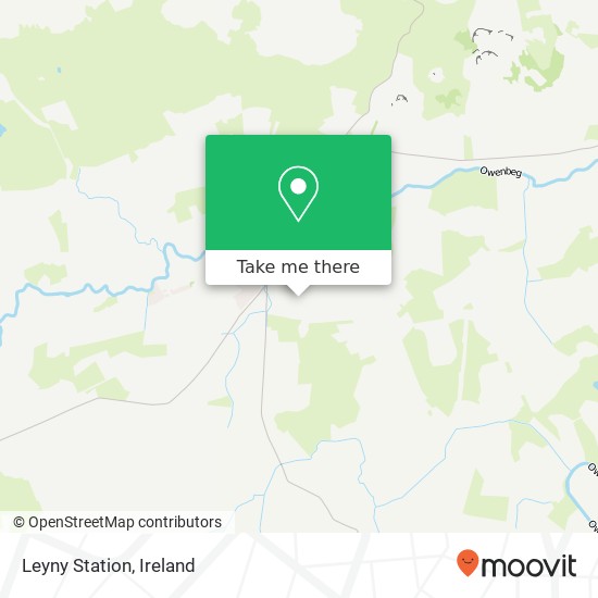 Leyny Station map