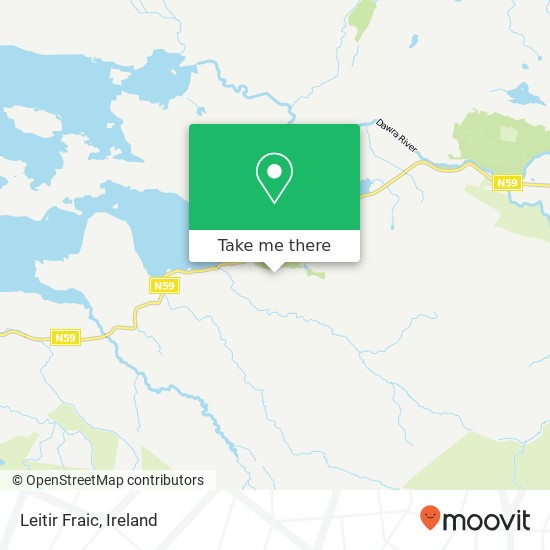 Leitir Fraic map