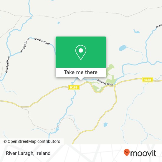 River Laragh map