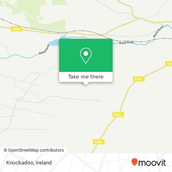 Knockadoo map