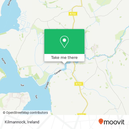 Kilmannock map