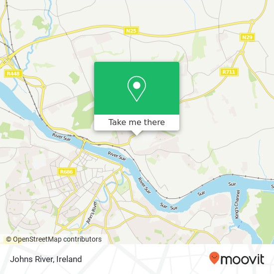 Johns River map