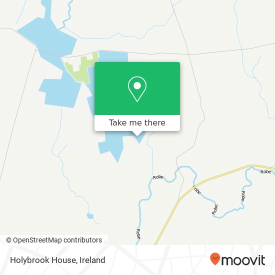 Holybrook House map