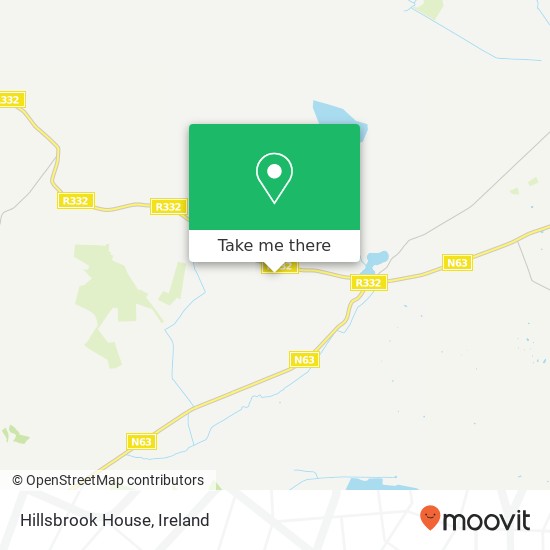 Hillsbrook House map
