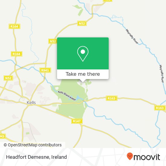 Headfort Demesne map